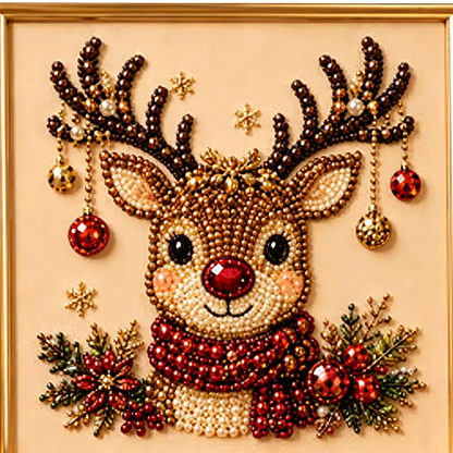 Kit de peinture de Noël en perles et strass