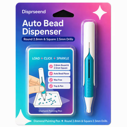 ❄️Promotion d'été : 50 % de réduction !💎Stylo distributeur automatique pour peinture diamant – Pose de pierres plus rapide et sans recharges de cire constantes